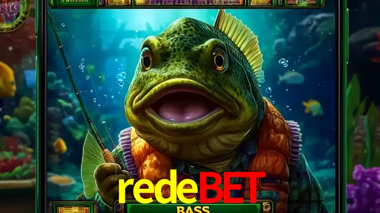 Personagem de peixe pescador do popular jogo de slot com tema de pescaria, uma das emocionantes opções de caça-níqueis para jogar e ganhar no cassino redebet.